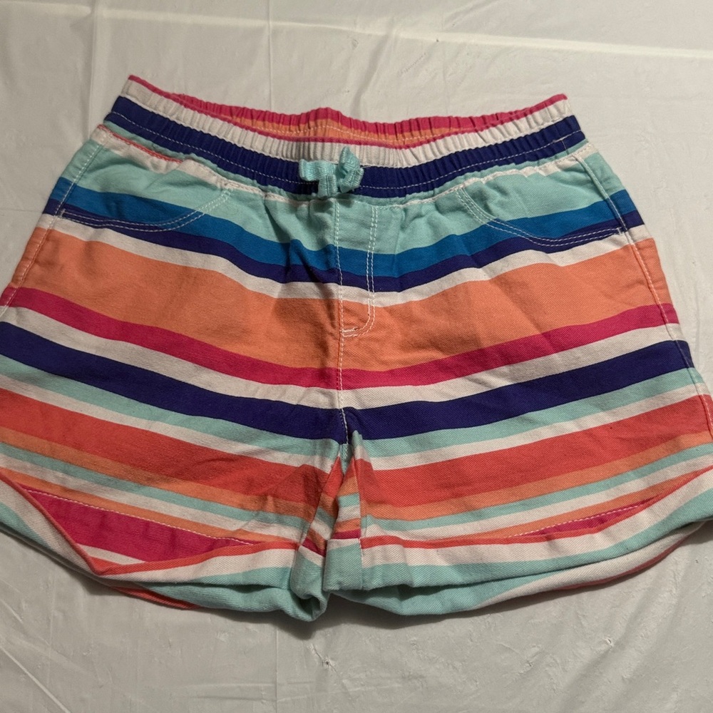 Gymboree Pink and Orange Striped Shorts